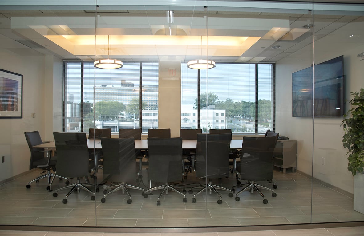 An interior shot of Boardroom