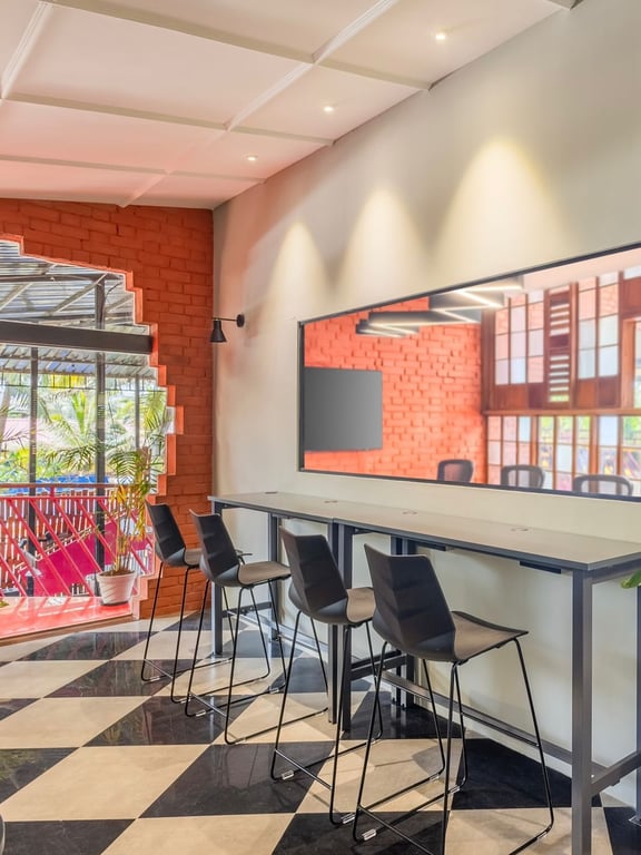 An interior shot of TheCircle.Work -  Huda City Centre