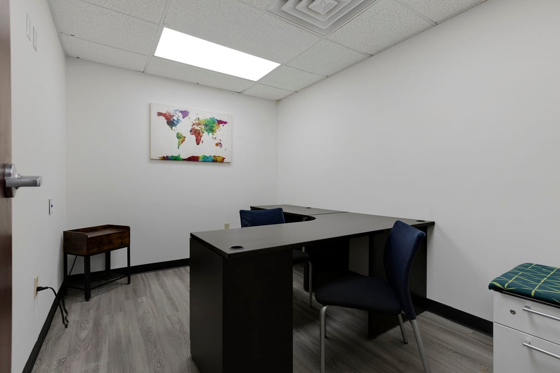 An interior shot of Private Office D-7 - Shrewsbury