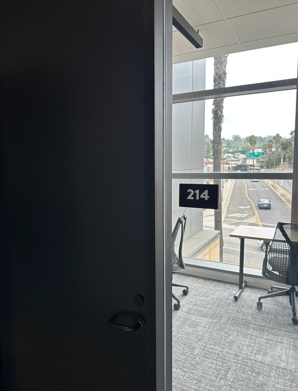 An interior shot of Office 214