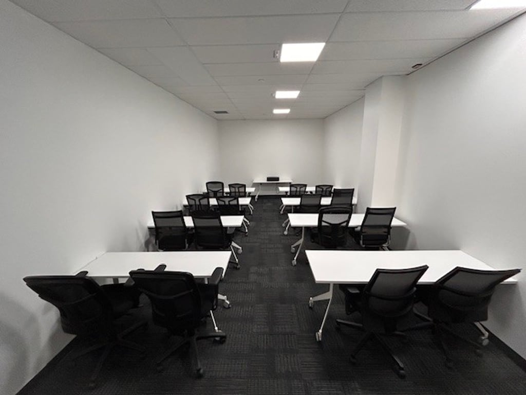 An interior shot of The Training Den