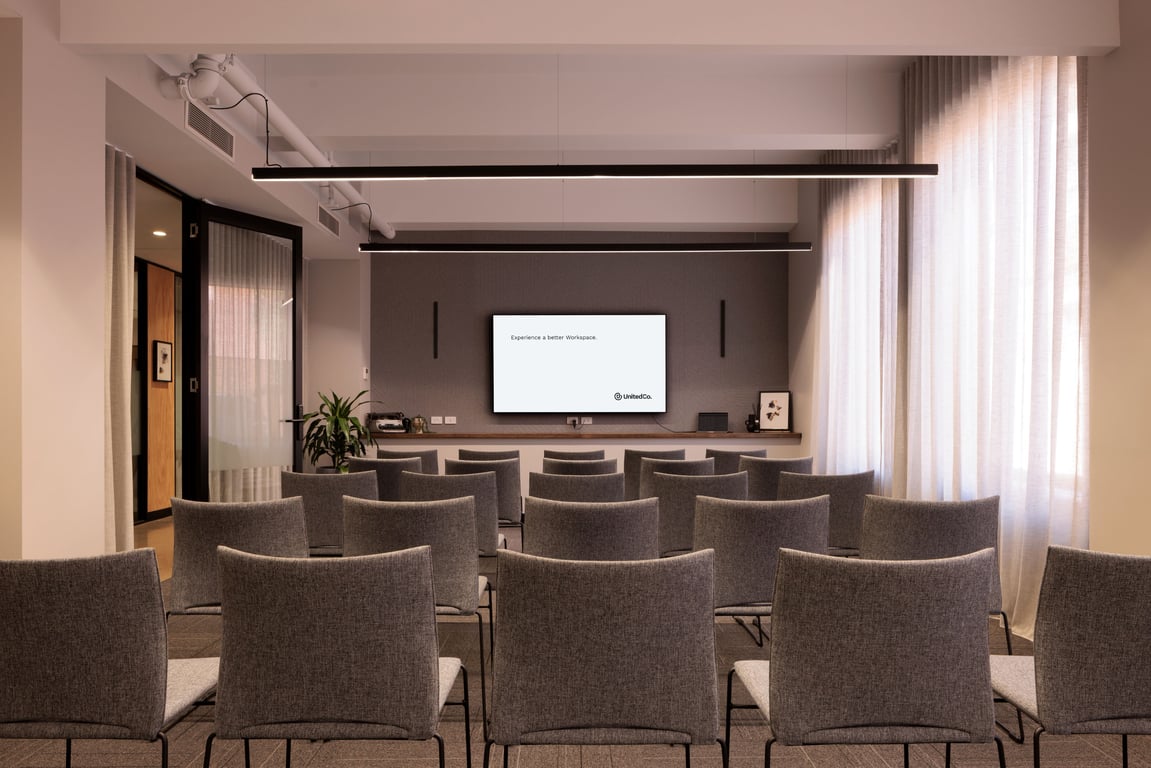 An interior shot of New Delhi Training Room