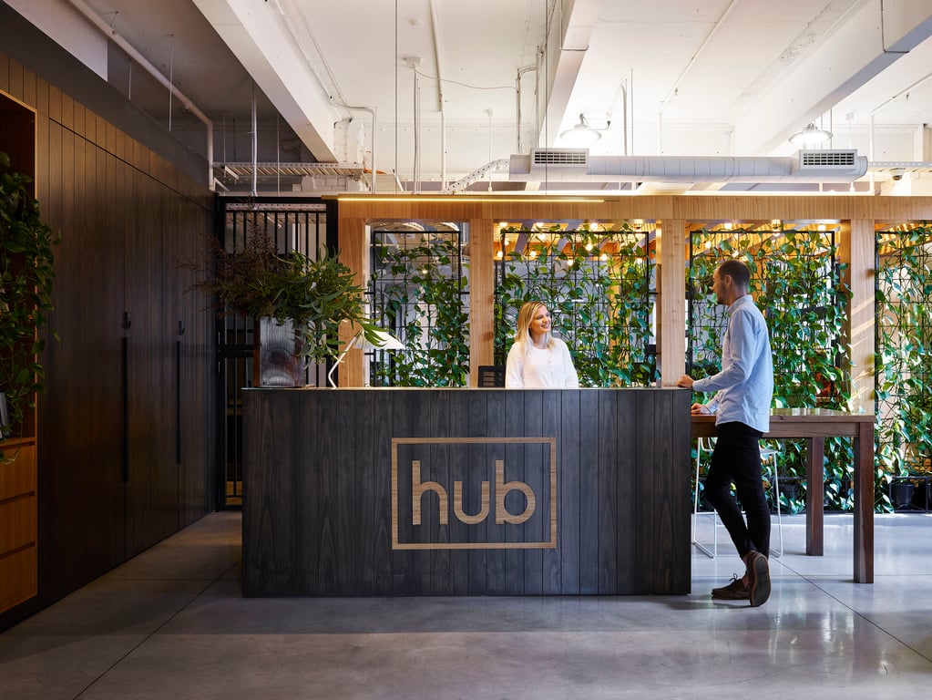 An interior shot of Hub - Southern Cross