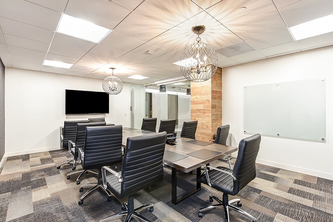 An interior shot of 10 Person Meeting Room