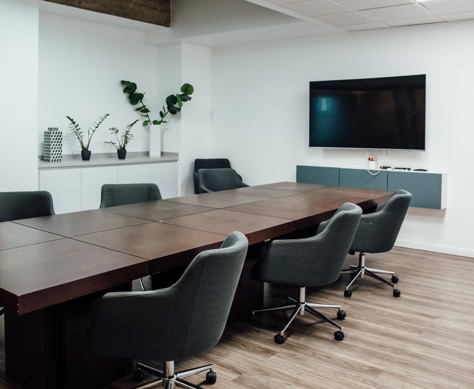 An interior shot of Santurce Suites Conference Room