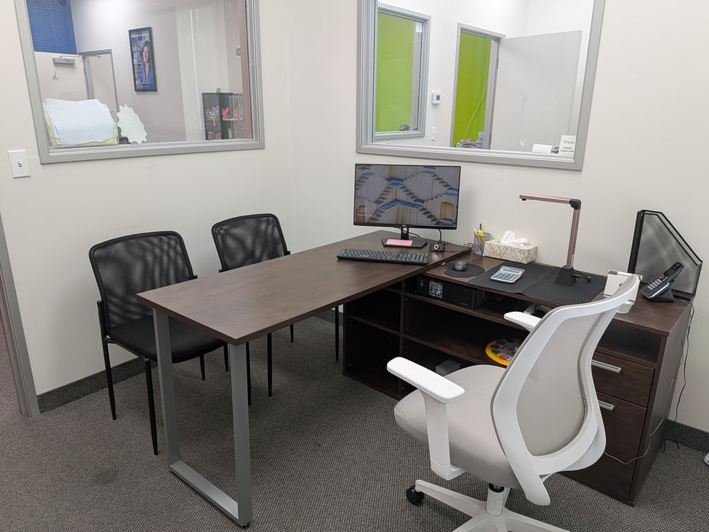 An interior shot of Private office