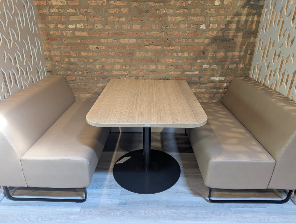 An interior shot of Meeting Booth (B01)