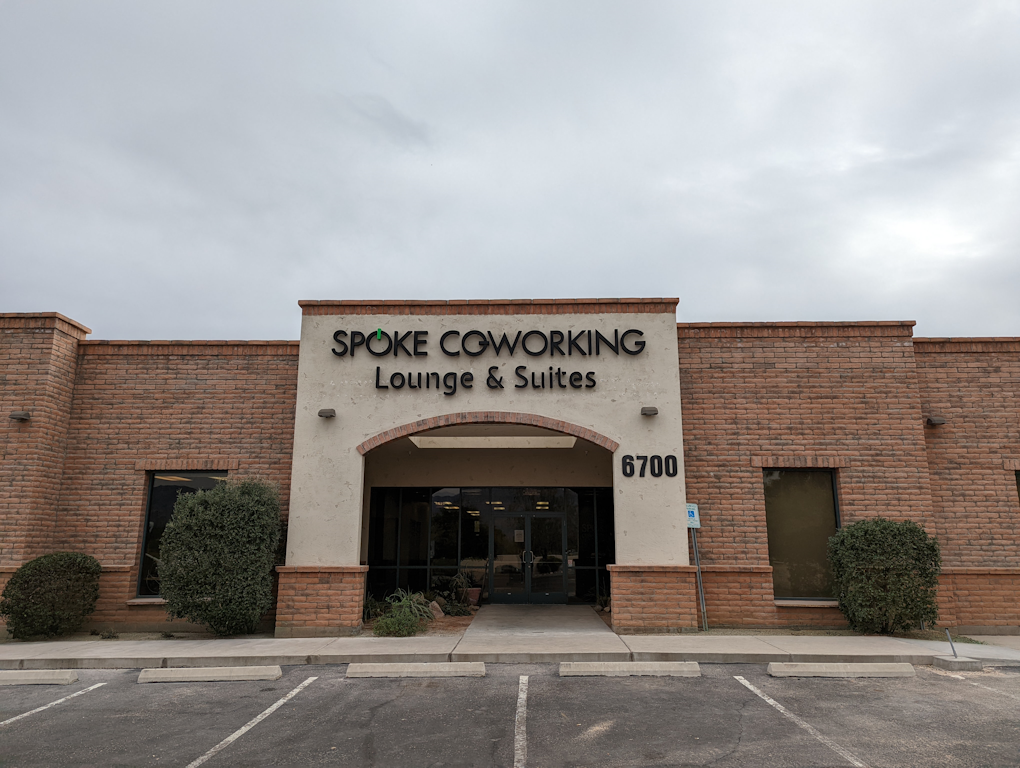 An interior shot of Spoke Coworking