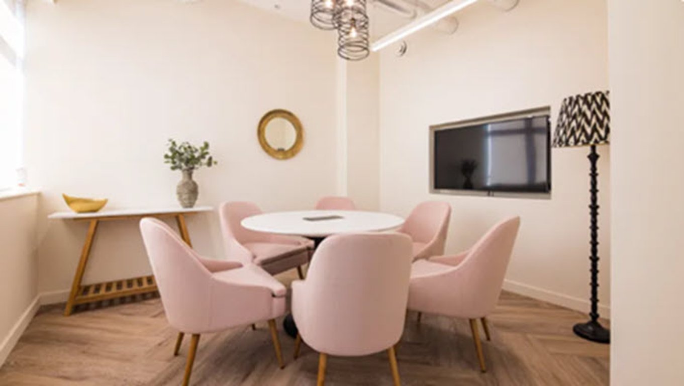 An interior shot of Meeting Room 5 (6-person)