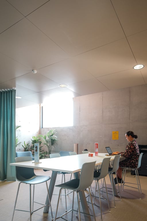 An interior shot of Cowork Flex