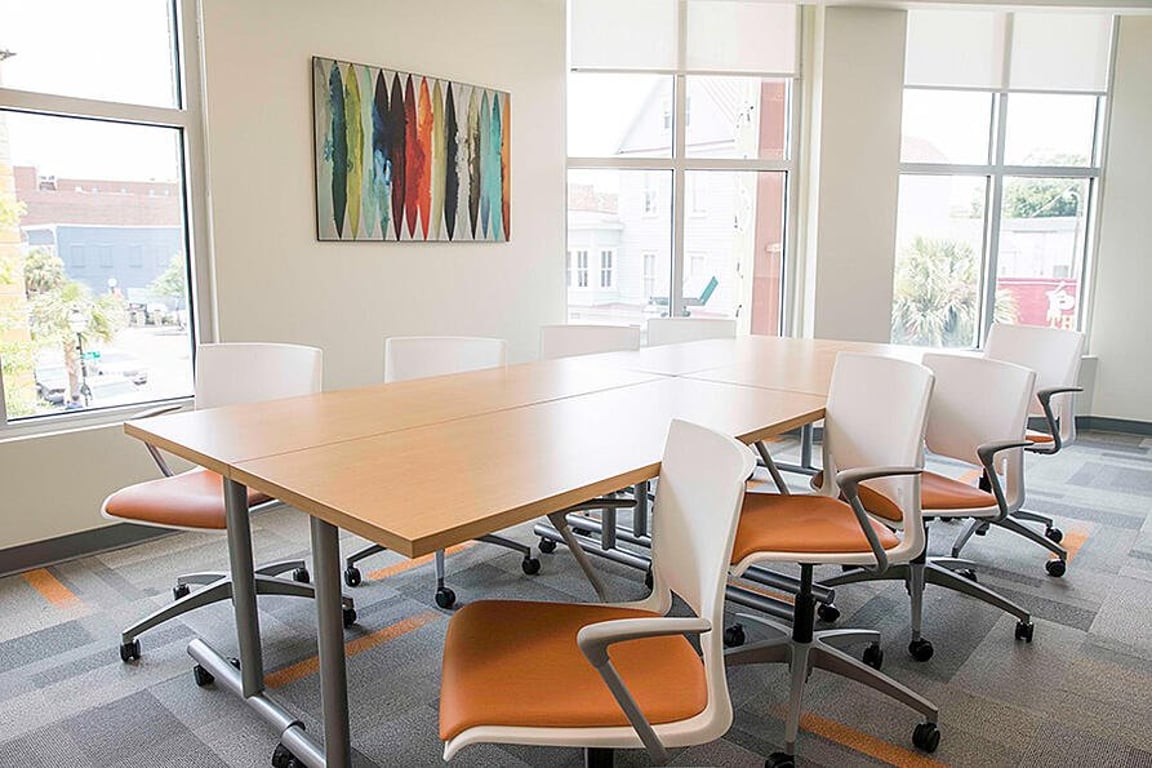 An interior shot of Office Evolution - Downtown Charleston