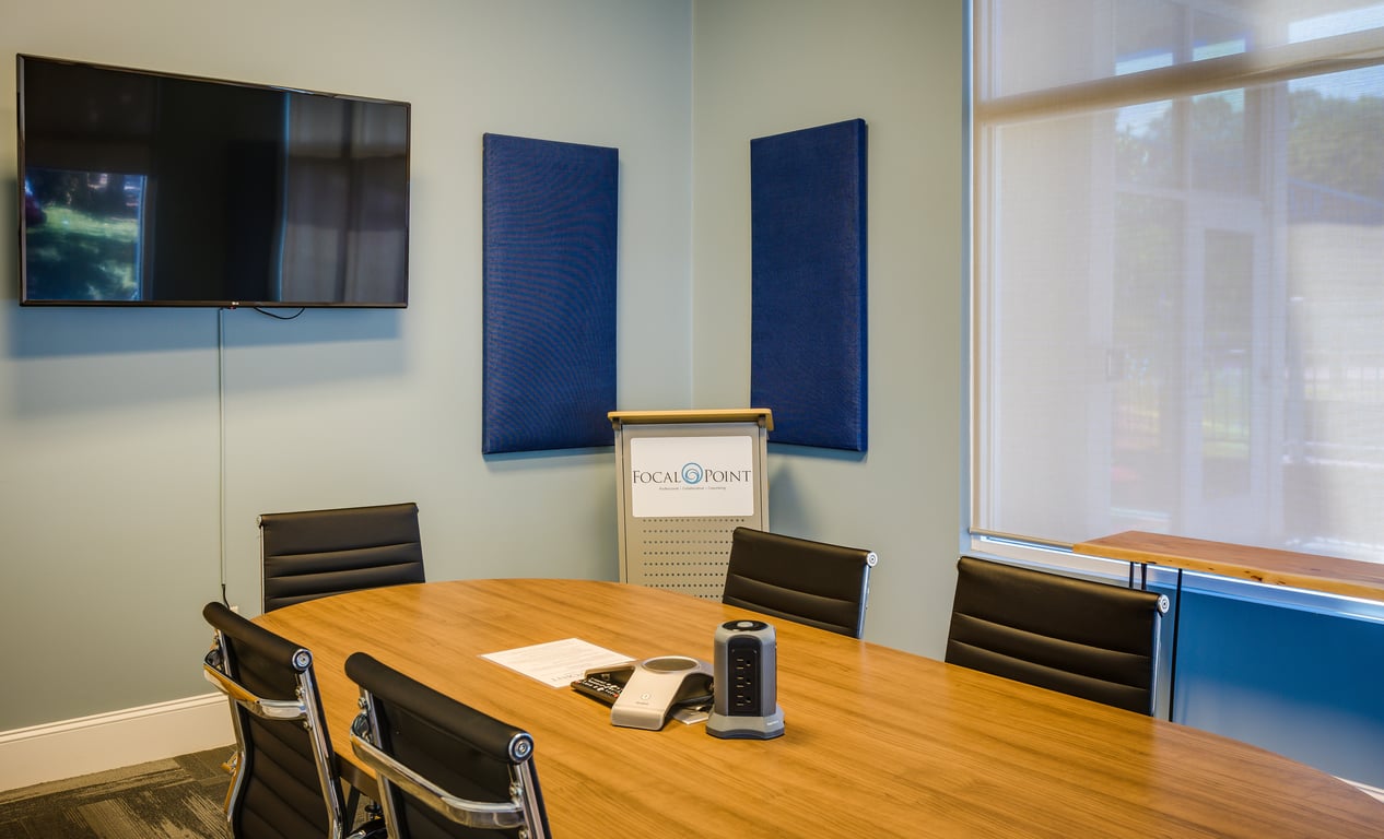 An interior shot of Sapphire Conference Room