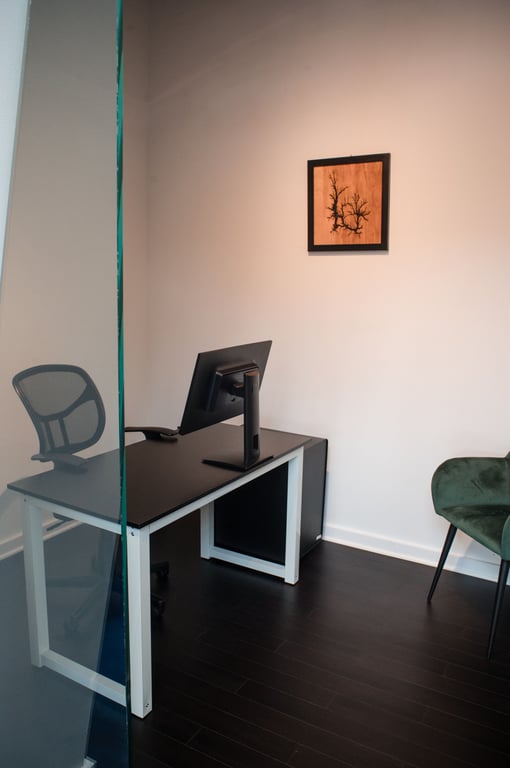 An interior shot of Vision Zone Private Planning Space