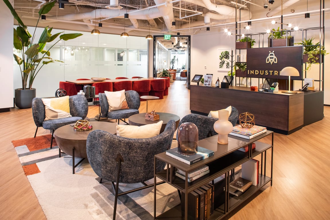 An interior shot of Industrious - Core Columbia