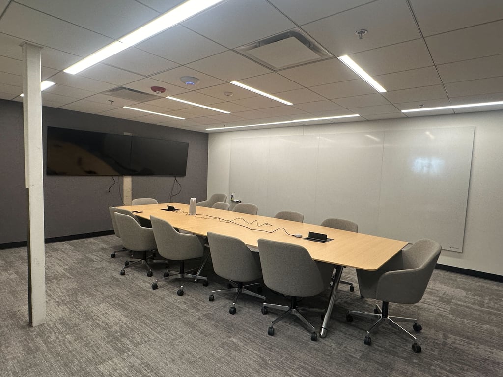 An interior shot of Main Floor - Board Room