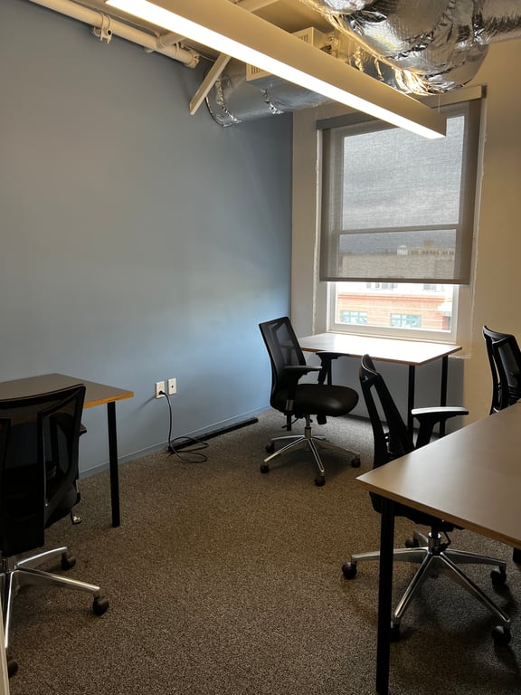 An interior shot of Office for 6