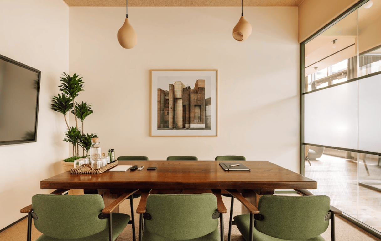 An interior shot of Conference Room 5