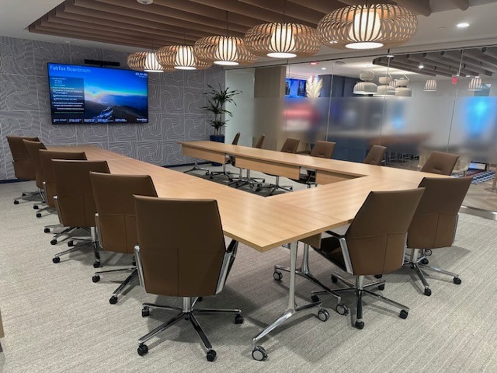 An interior shot of Fairfax Room