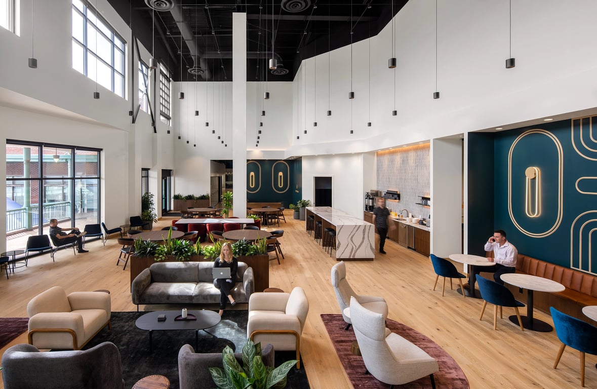 An interior shot of Industrious - Centro Ybor