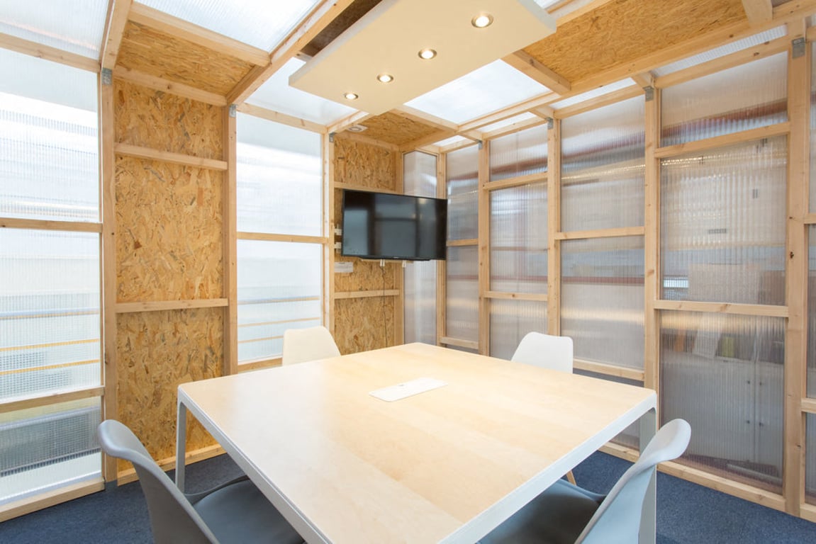 An interior shot of Greenspace Coworking Paris