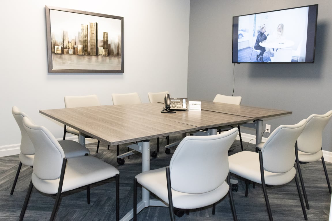 An interior shot of Growth Meeting Room