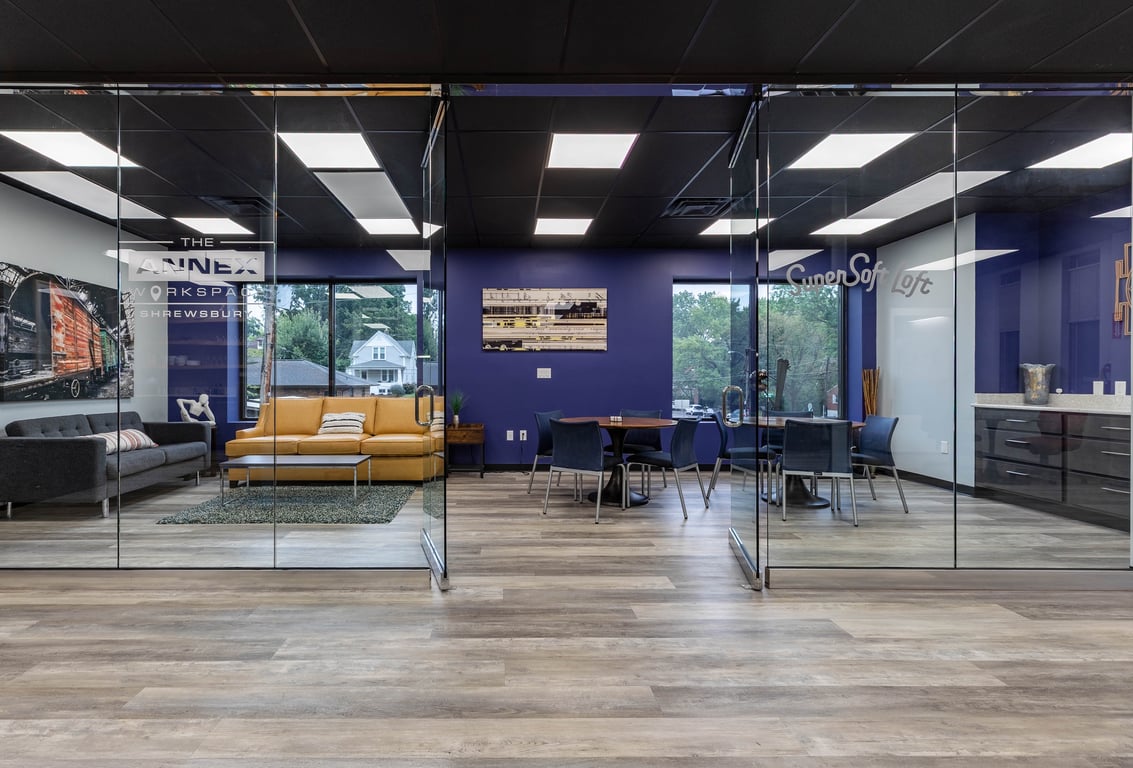 An interior shot of The Annex Workspace Shrewsbury Super Soft Loft