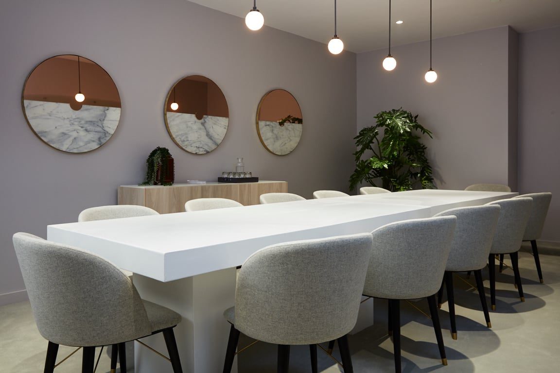 An interior shot of Ellery Conference Room
