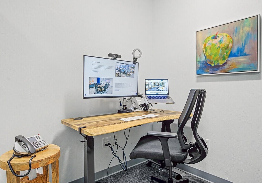 An interior shot of Cider Micro-Office