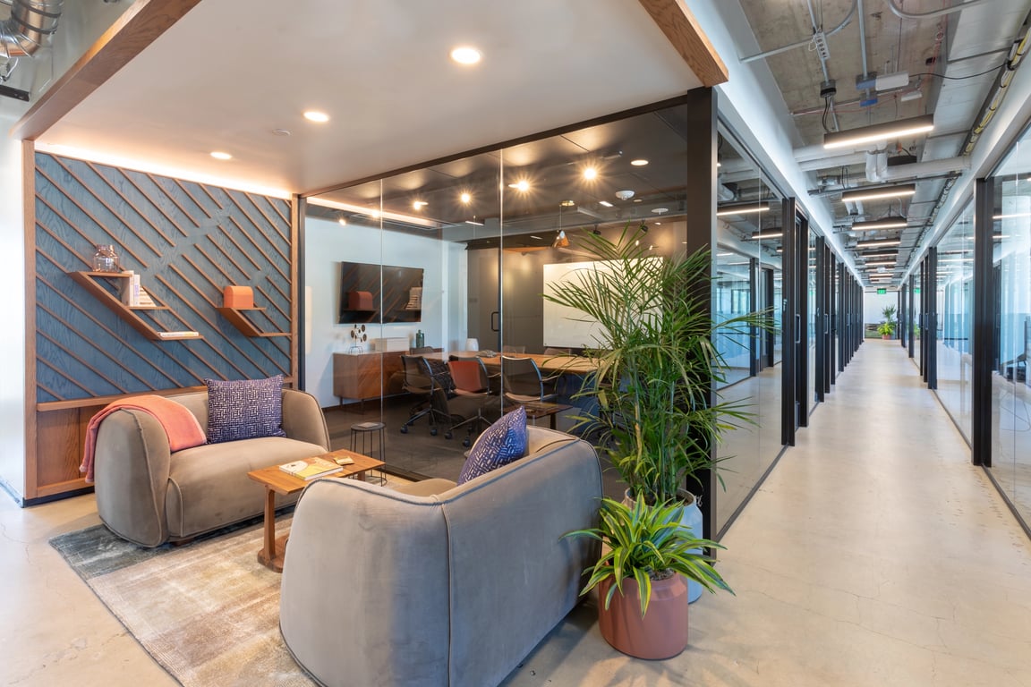 An interior shot of Industrious - Pearl Street