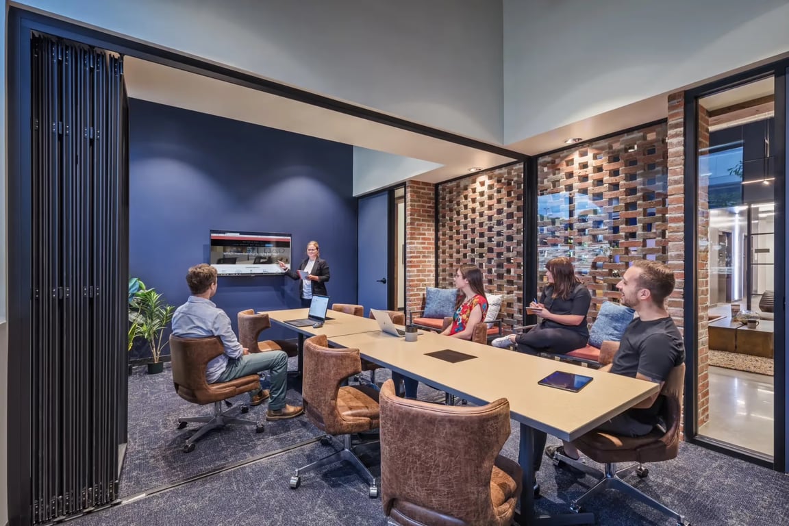 An interior shot of Huddle Room 1 & 2 (Combined)