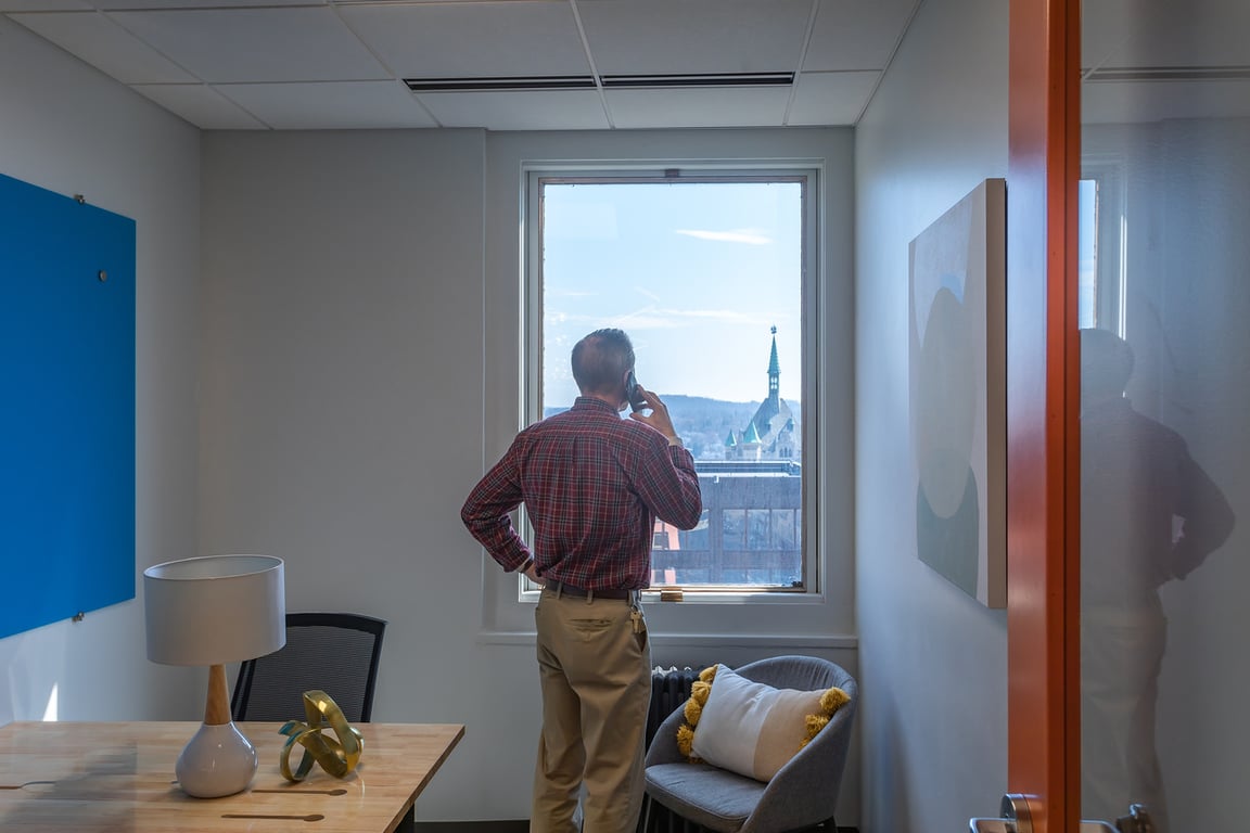 An interior shot of Private Day Office