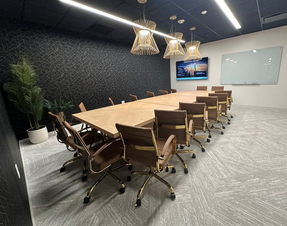 An interior shot of The Marshall Conference Room
