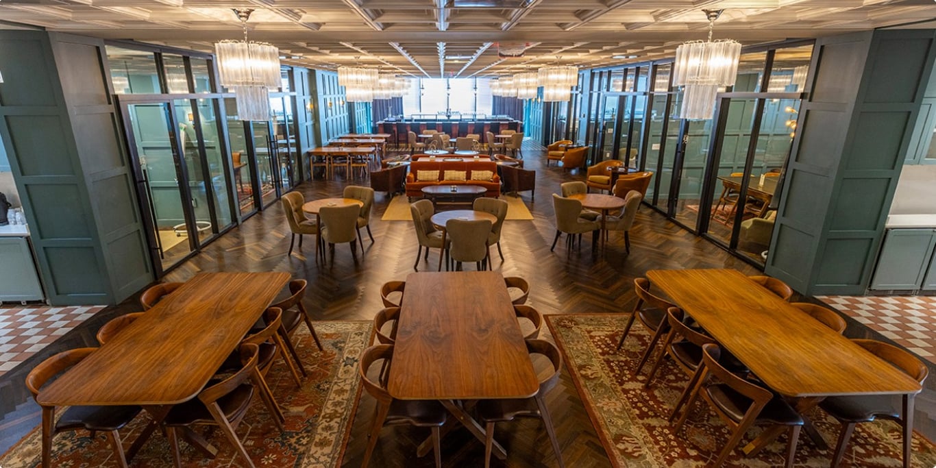 An interior shot of 2nd Floor Public House