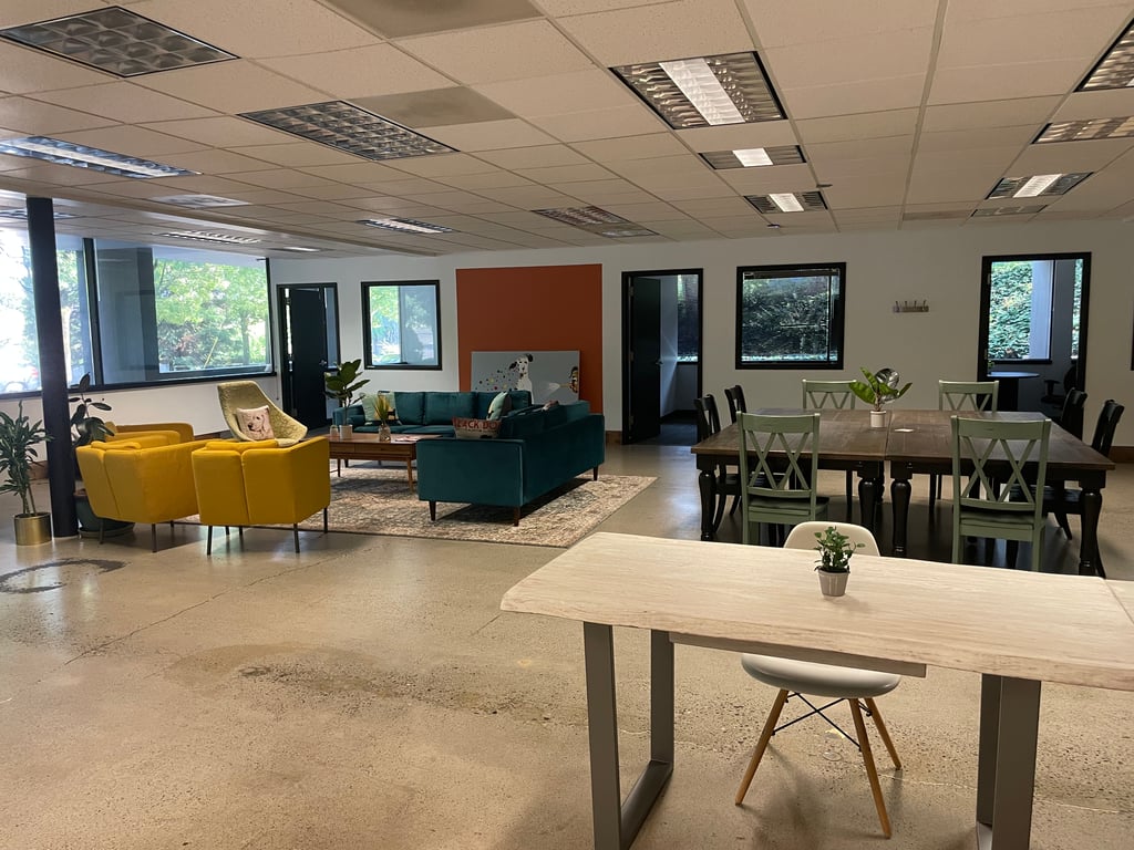 An interior shot of Urban Office - Lower Level