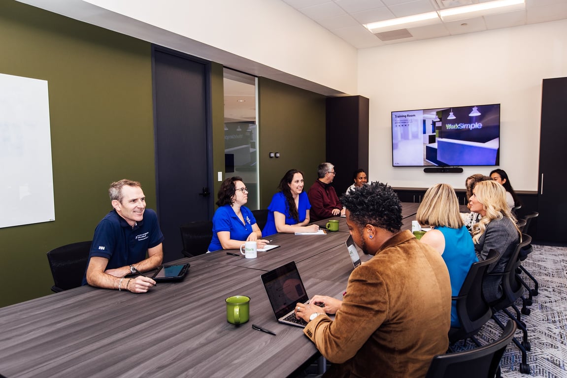 An interior shot of Training Room