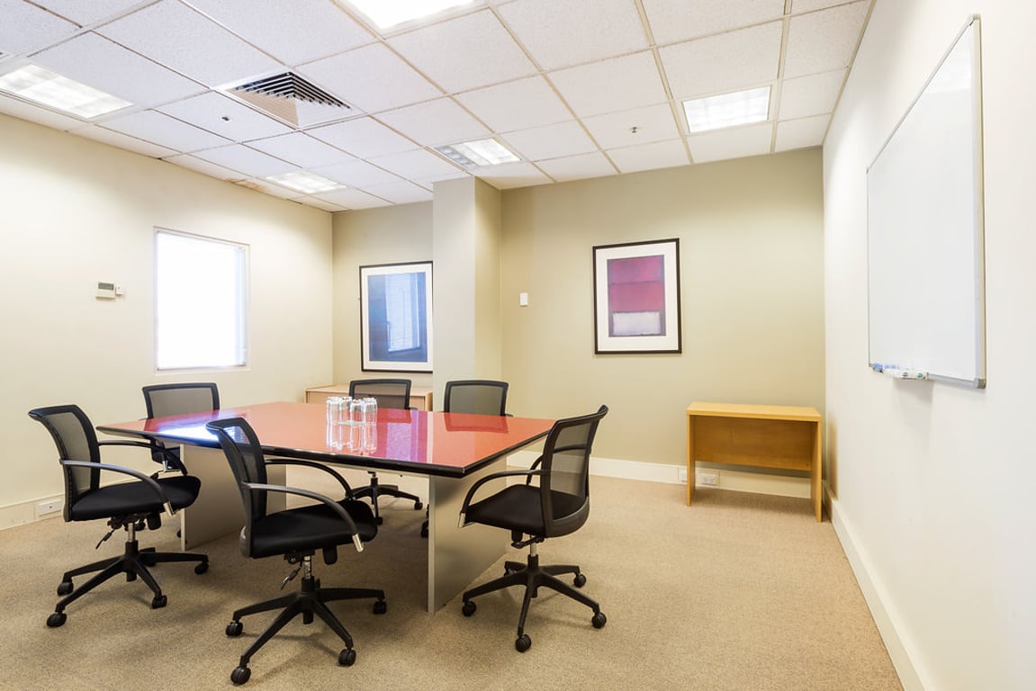 An interior shot of Boardroom 1