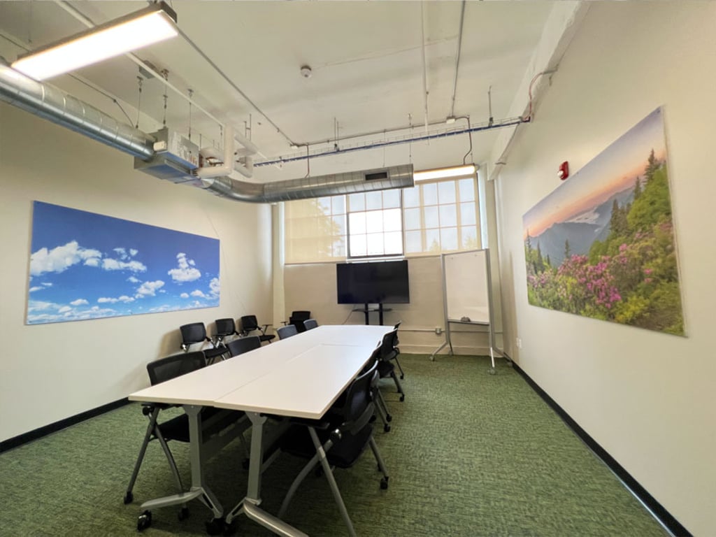 An interior shot of Sandhills Room (Bain)