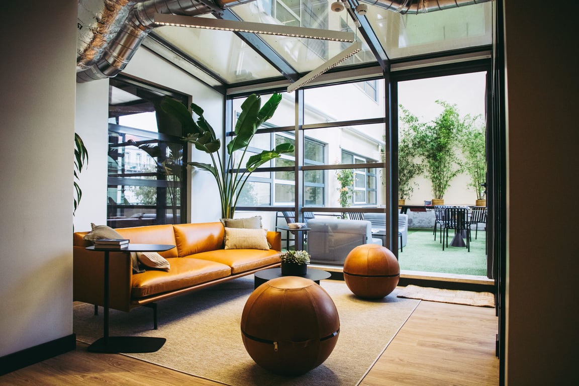 An interior shot of Event Space for 2h
