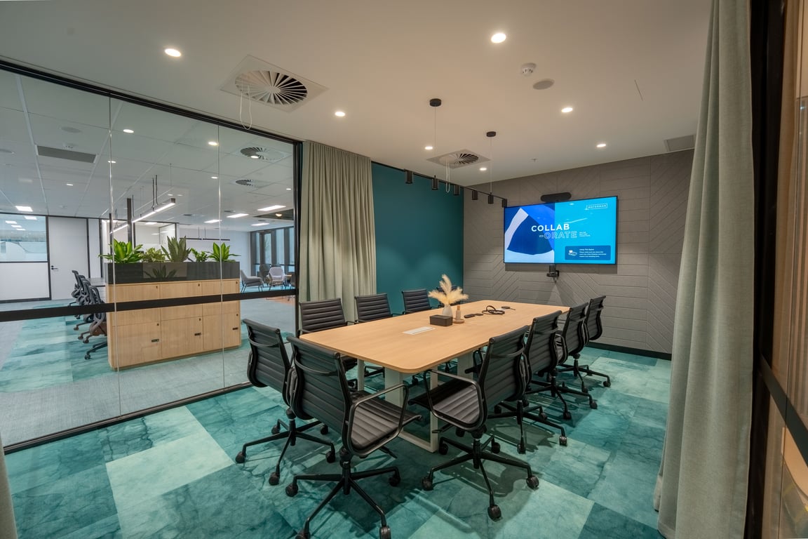 An interior shot of Chapel St Board Room