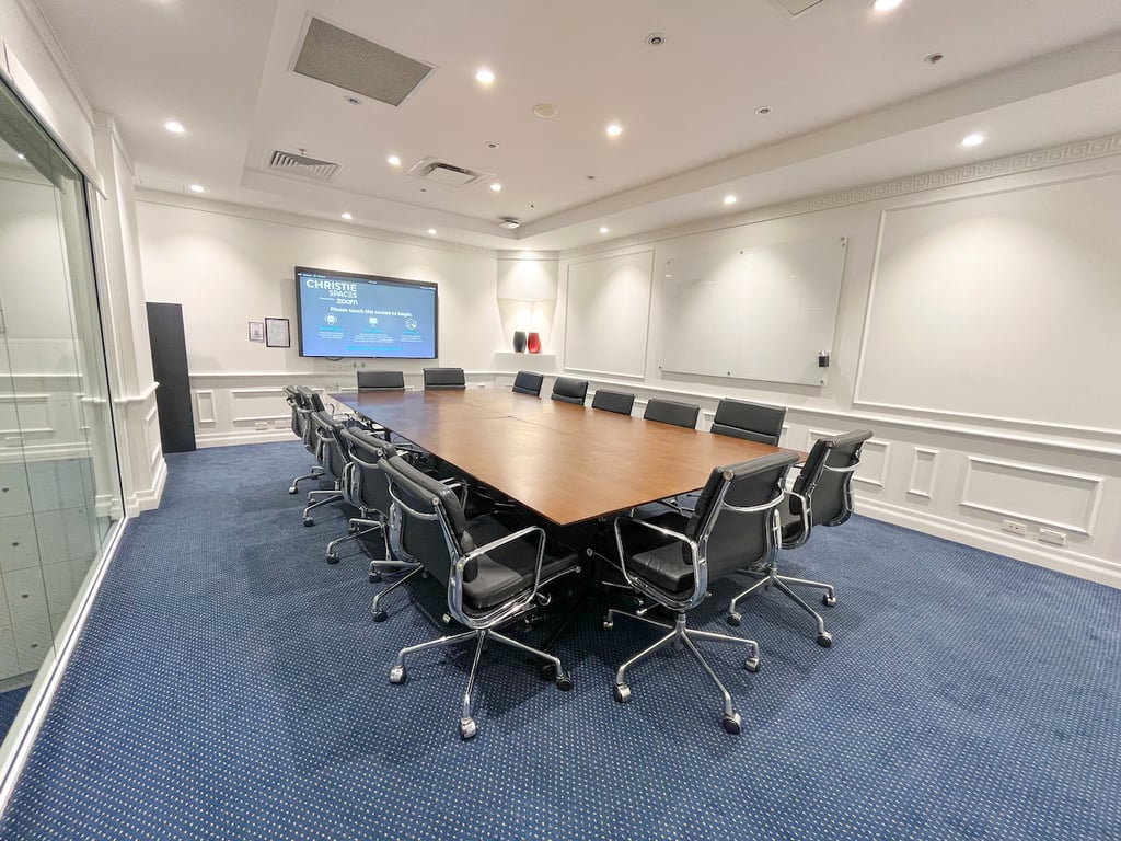 Private Boardroom with Wireless VC for 14 (Ground Floor Room D)