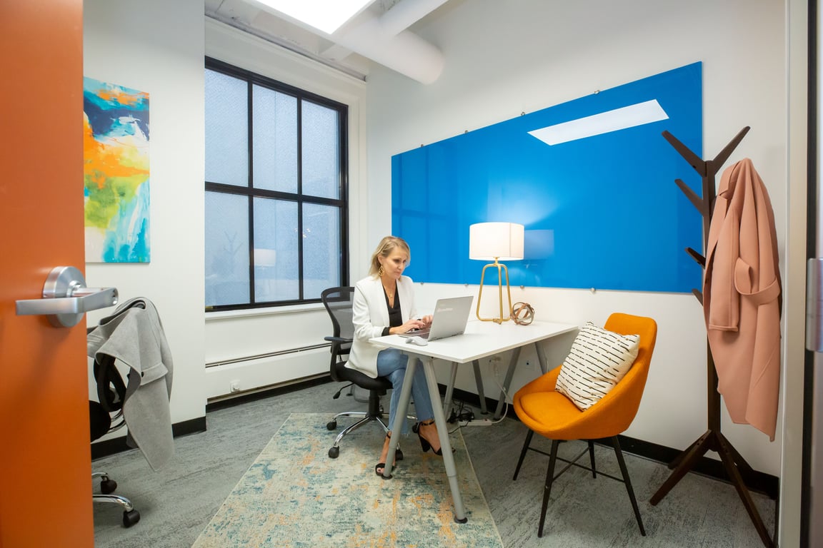 An interior shot of Private Day Office