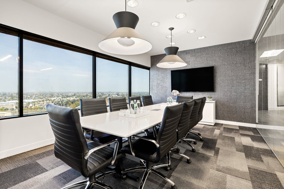 An interior shot of 10 Person Meeting Room – City Views