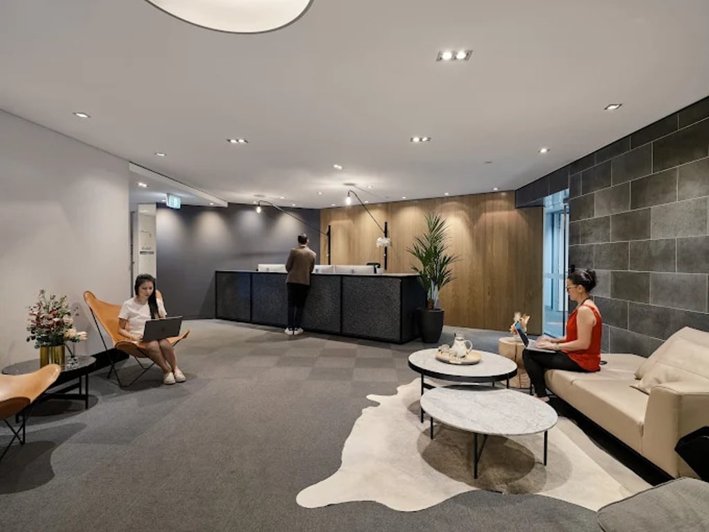 An interior shot of CorporateCubes - 330 Collins Street