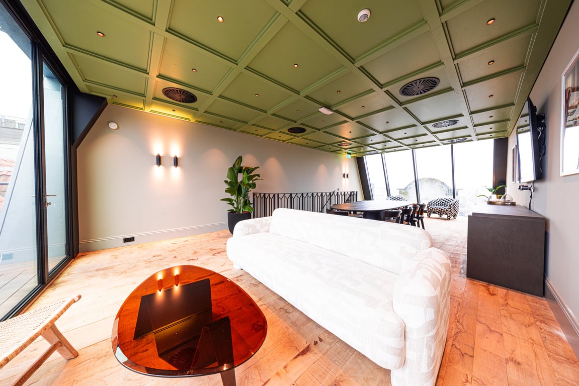 An interior shot of Sky Room Meeting/Event Space - 14 person