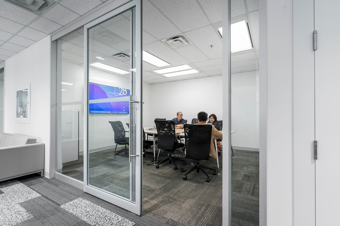 An interior shot of #28 Meeting Room