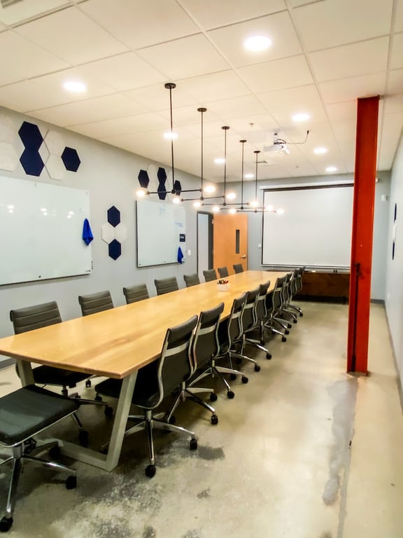 An interior shot of Arnold Palmer Boardroom (16 people)