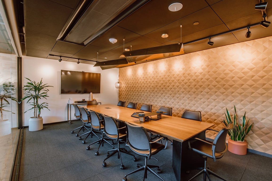 An interior shot of Conf. Room A