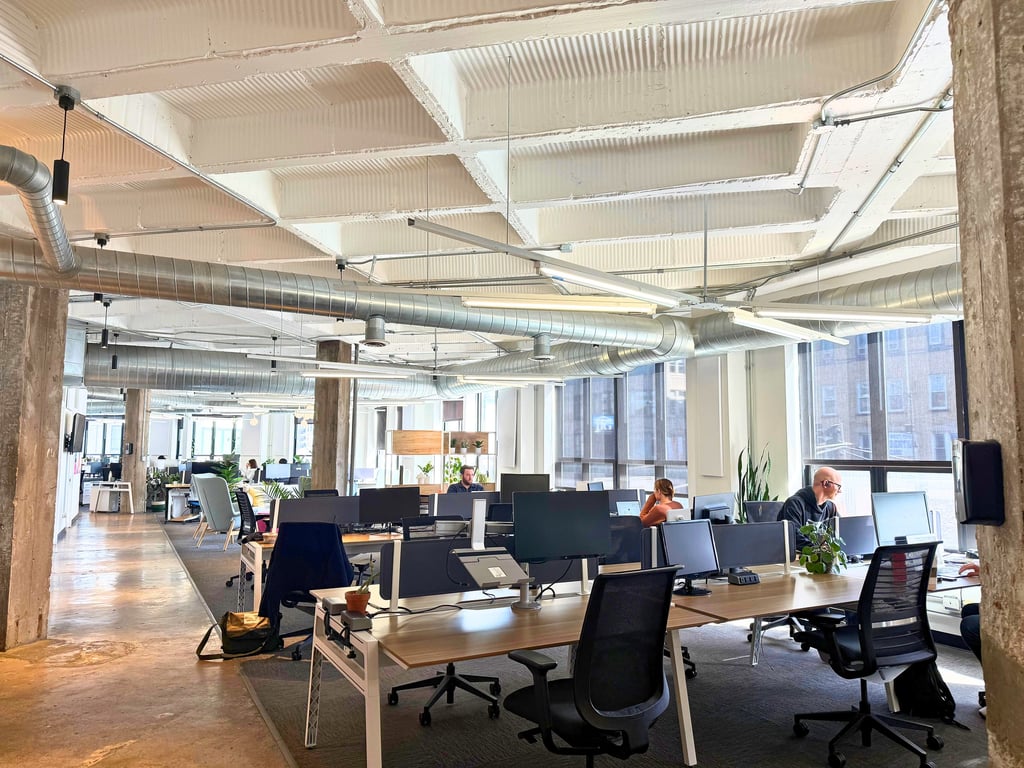 An interior shot of Prism Spaces