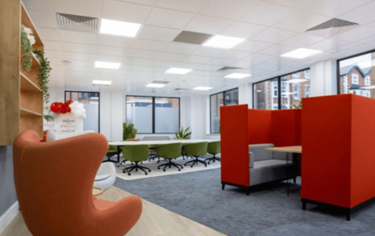 An interior shot of MyWorkSpot - York House