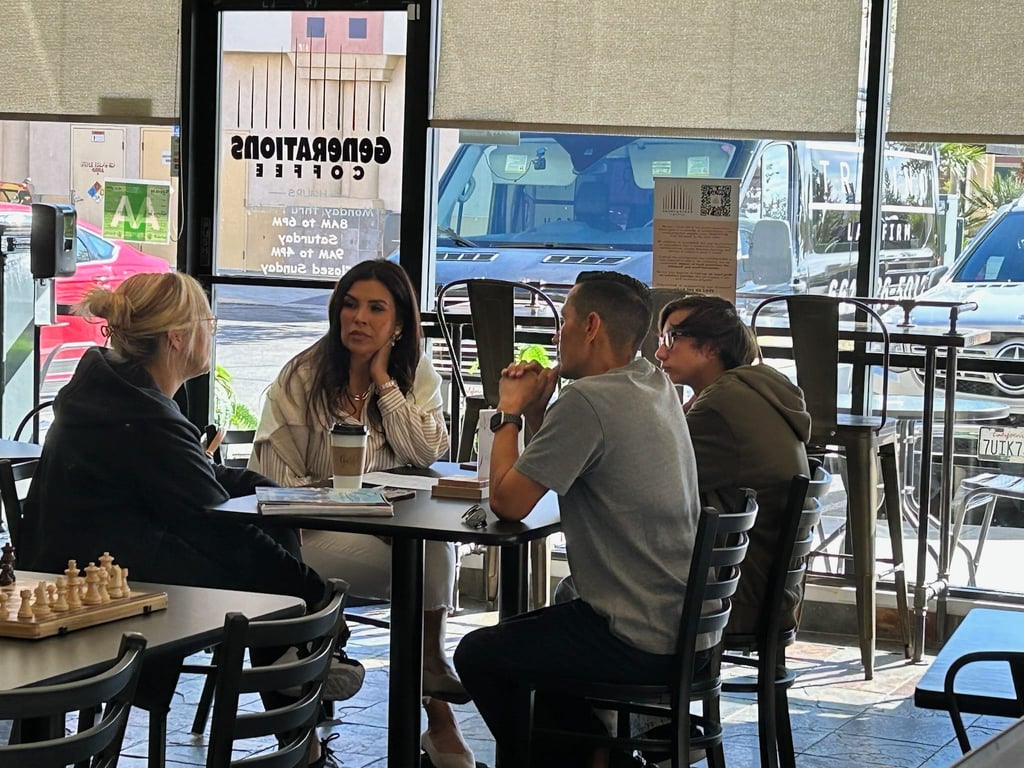 An interior shot of Generations Coffee